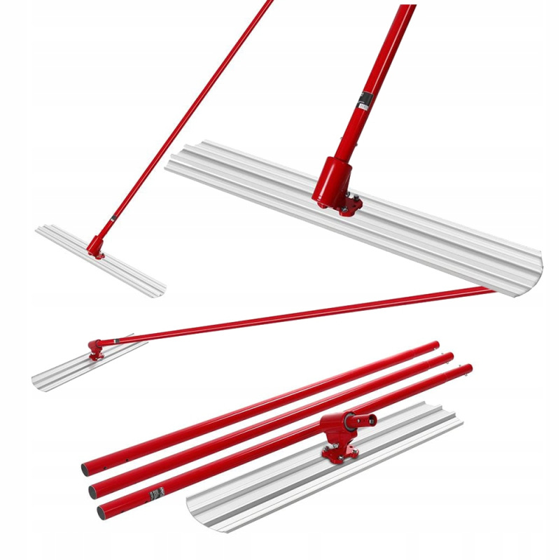 Hladiaca lišta na betón – 120 cm + teleskopická tyč 5,4 m